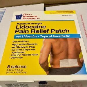5 Lidocaine Pain Relief Patch